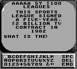 Jeopardy! - Sports Edition (USA) In game screenshot